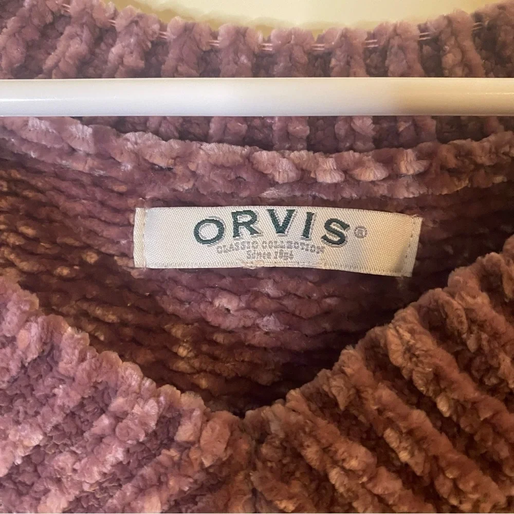𝅺ORVIS Super Soft Knit V-Neck Sweater Rose Pink